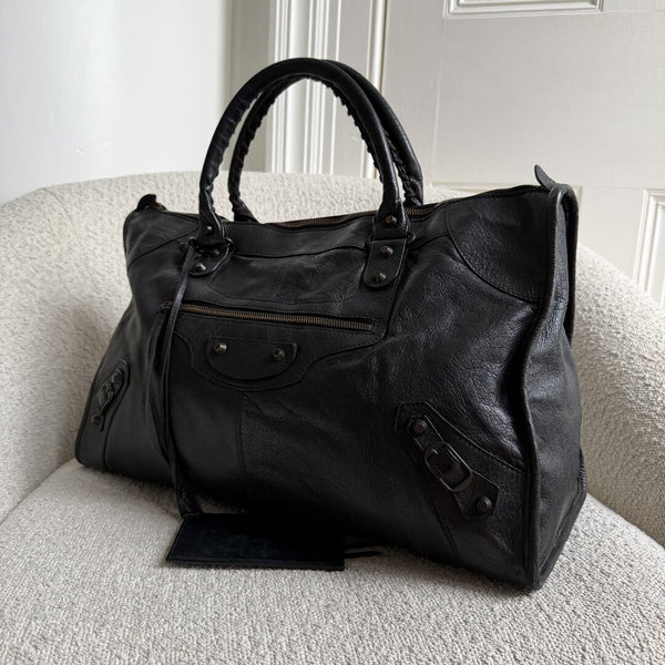 2011 Balenciaga Classic The Work Leather Black Shoulder Bag