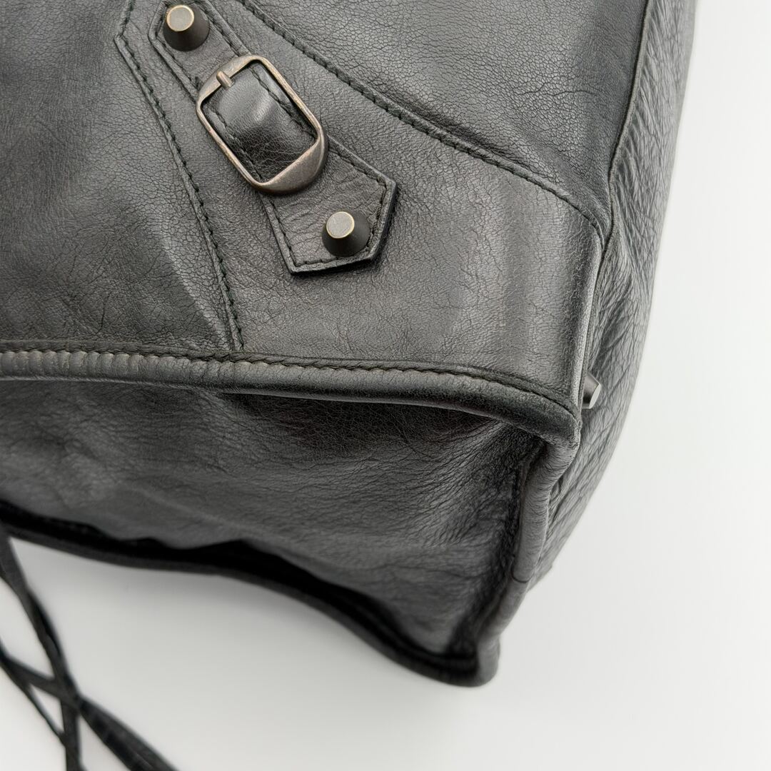 2011 Balenciaga Classic The Work Leather Black Shoulder Bag