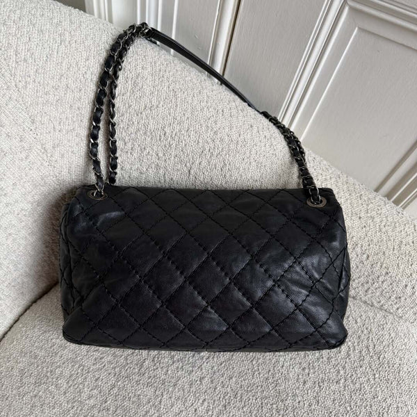 2013 Chanel CC Matelasse Wild Stitch Chain Black Shoulder Bag