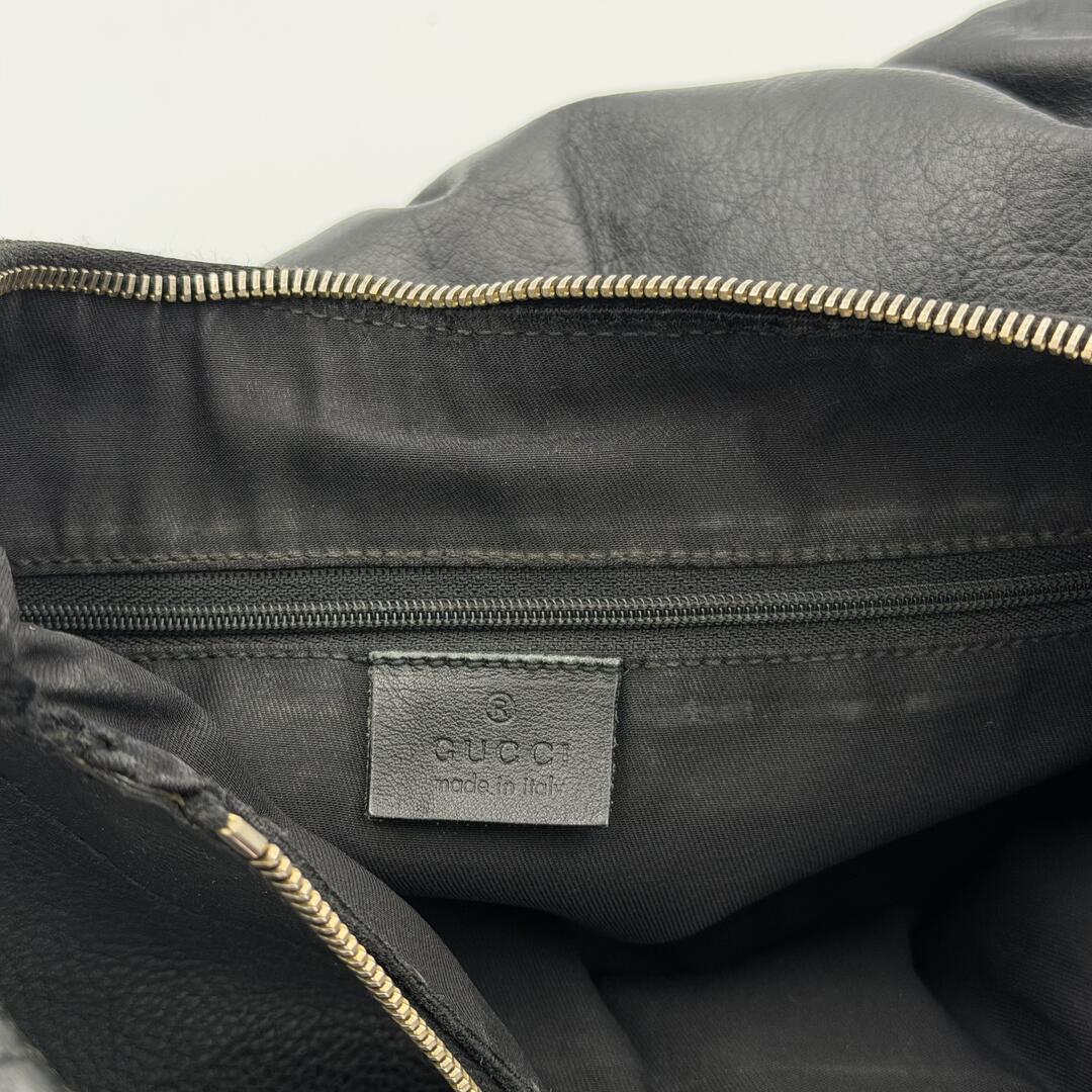 Gucci Abbey Leather Black Shoulder Bag