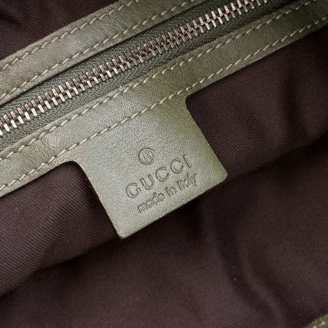 Gucci Jackie Leather Green Shoulder Bag