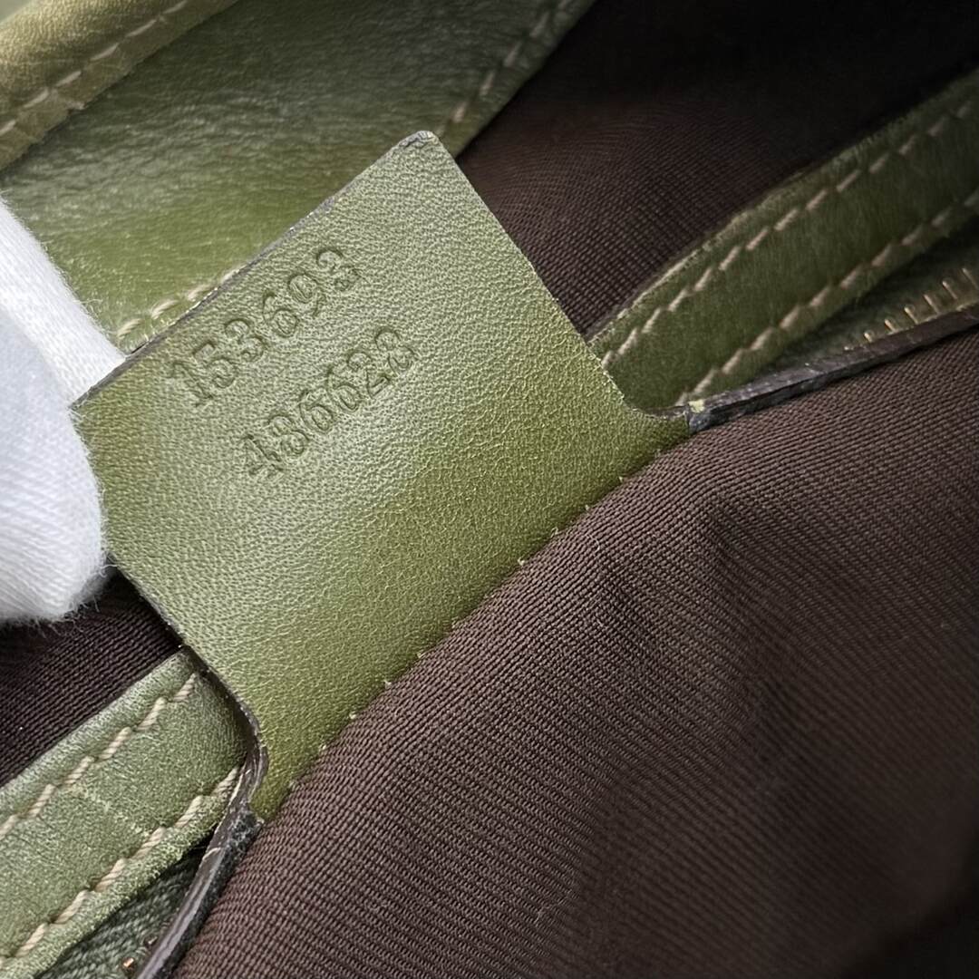 Gucci Jackie Leather Green Shoulder Bag