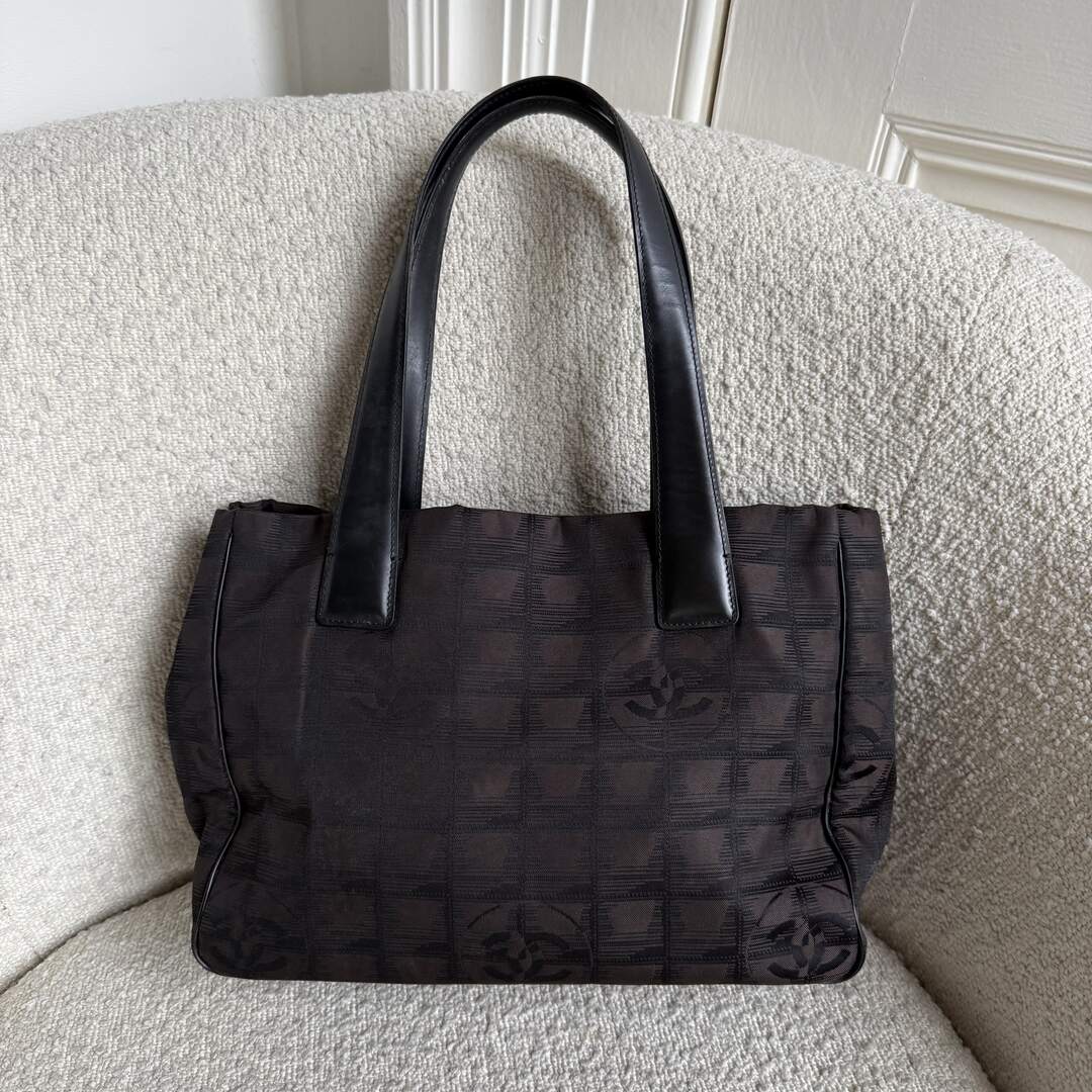 2004 Chanel CC Travel Line Black Mini Tote Bag