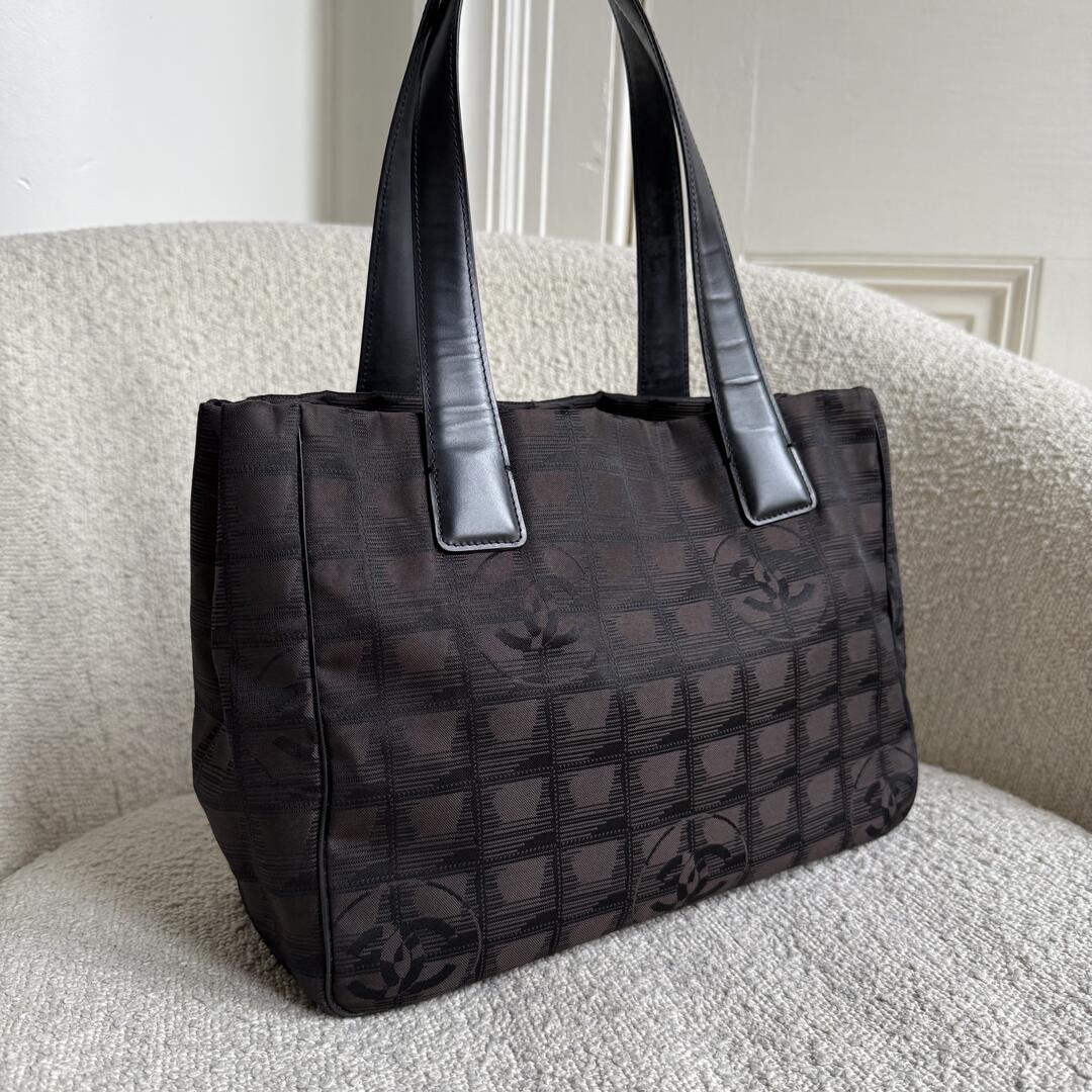 2004 Chanel CC Travel Line Black Mini Tote Bag