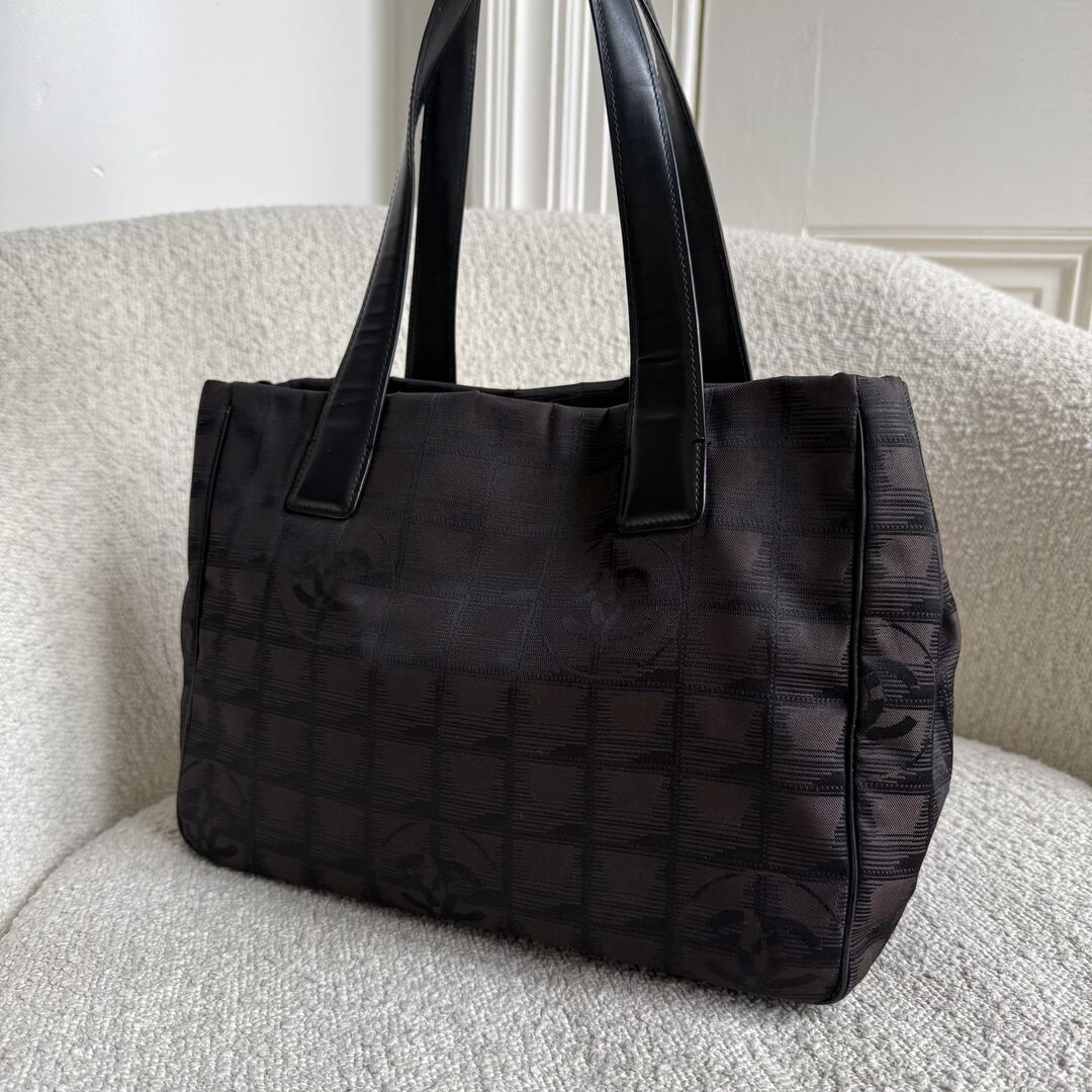 2004 Chanel CC Travel Line Black Mini Tote Bag