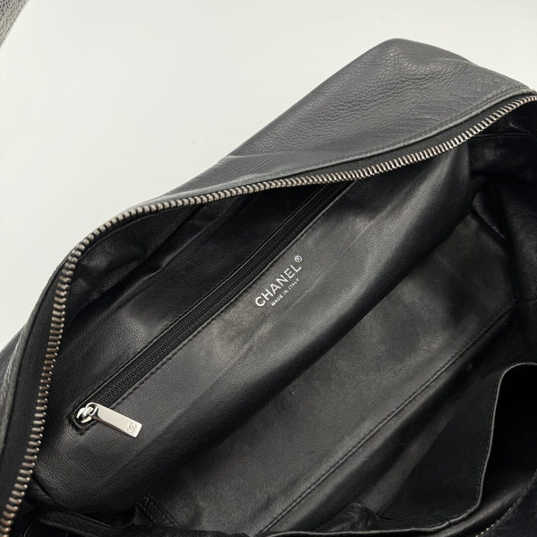 2006 Chanel Lux Ligne Bowler Black Shoulder Bag