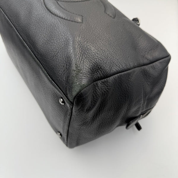 2006 Chanel Lux Ligne Bowler Black Shoulder Bag
