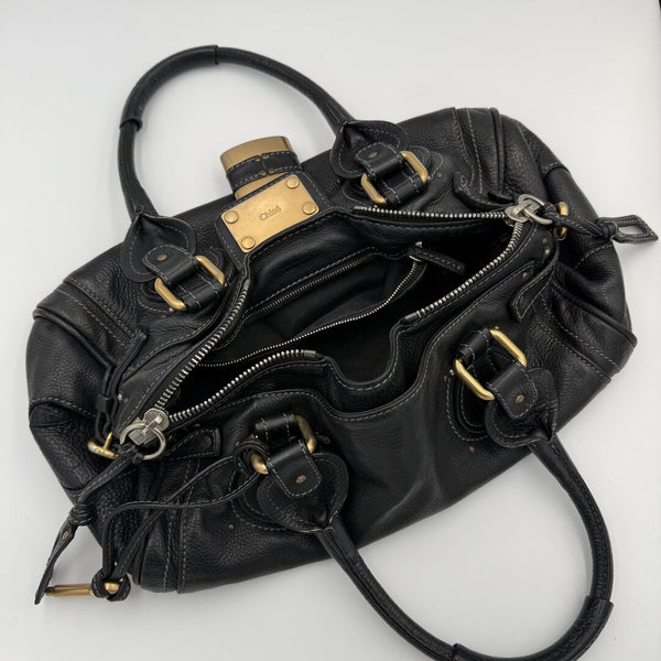 Chloe Paddington Leather Black Handbag