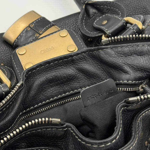 Chloe Paddington Leather Black Handbag