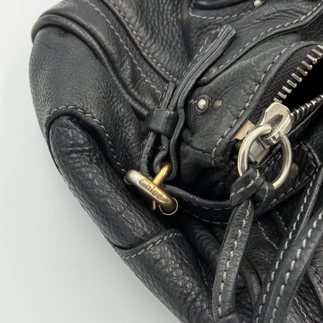 Chloe Paddington Leather Black Handbag