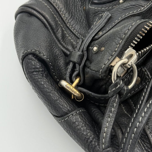 Chloe Paddington Leather Black Handbag