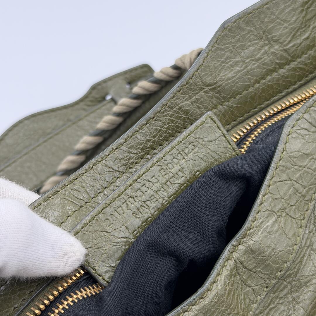 2015 Balenciaga The Giant City Leather Dark Green Bag