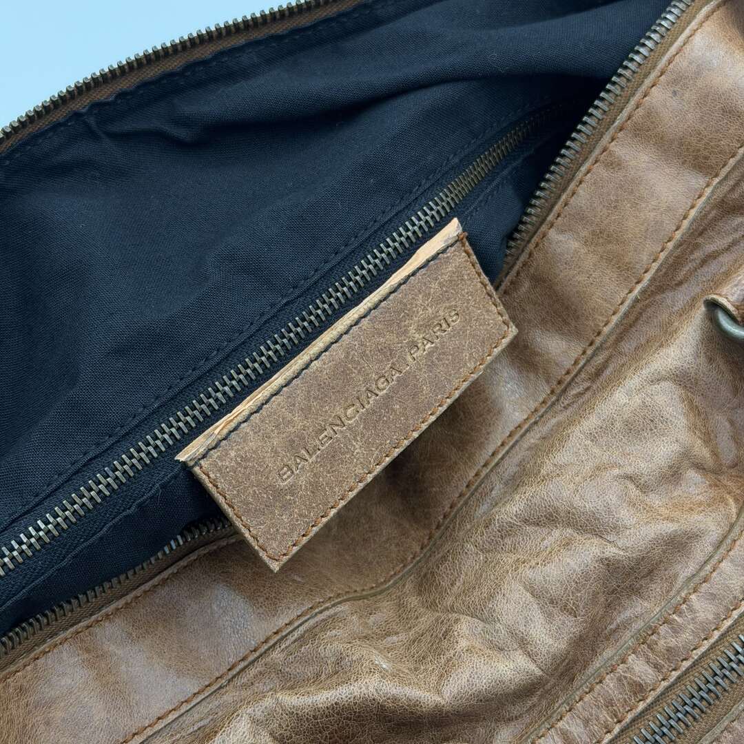 2003 Balenciaga The Twiggy Brown Leather Handbag
