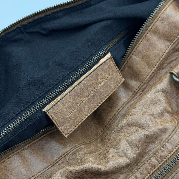 2003 Balenciaga The Twiggy Brown Leather Handbag