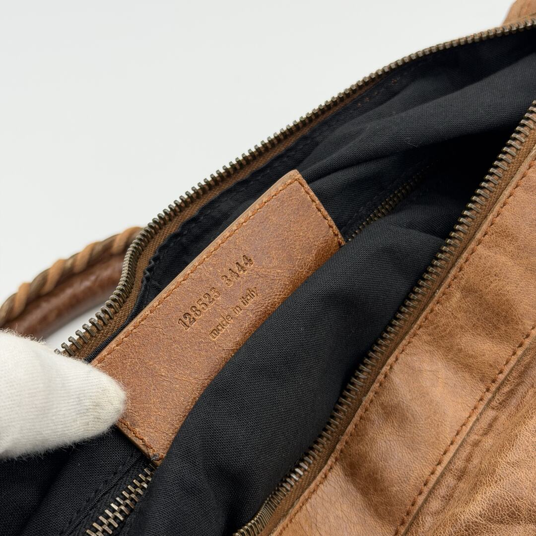 2003 Balenciaga The Twiggy Brown Leather Handbag