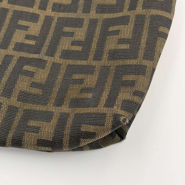 Fendi Zucca Canvas Brown Shoulder Bag
