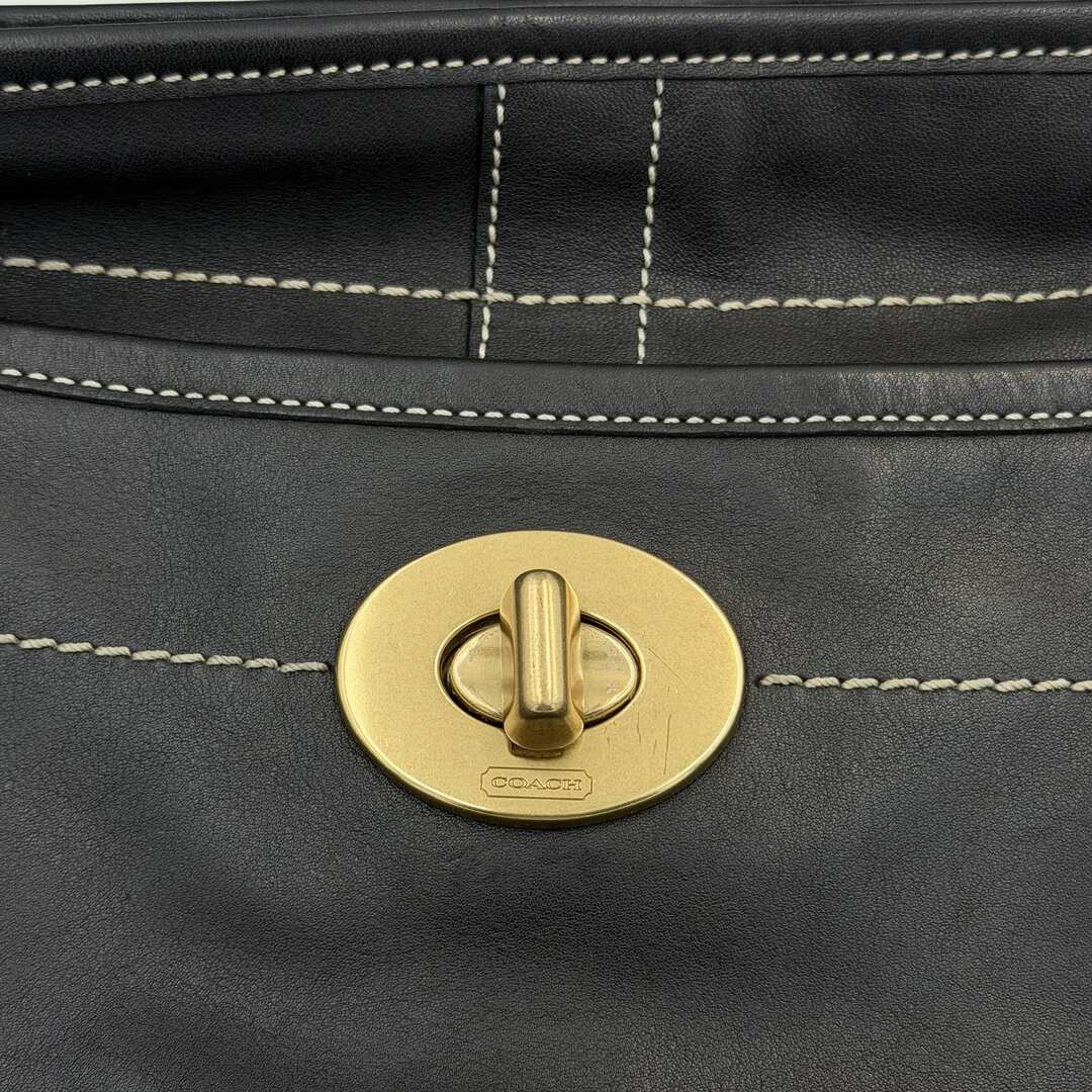 Coach Hobo XL Leather Black Shoulder Bag