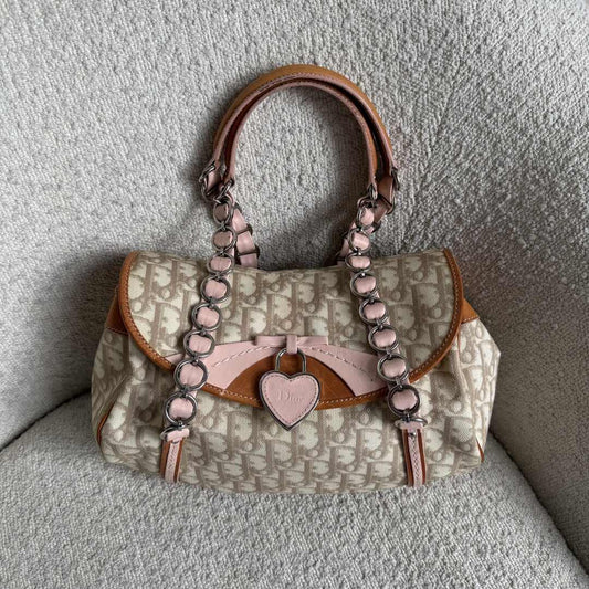 Dior Romantique Trotter Pink Shoulder Bag