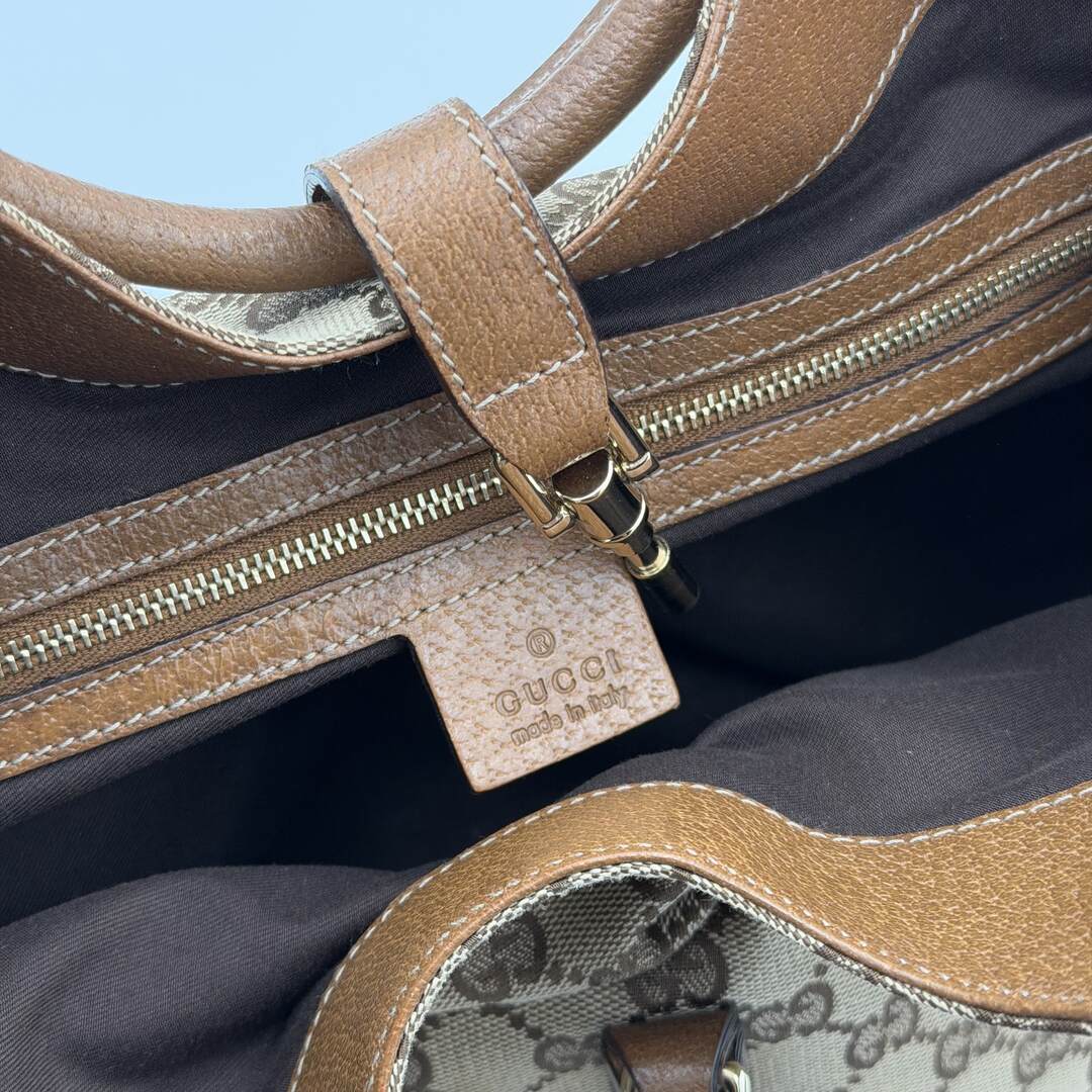 Gucci GG Jackie Hobo Brown Shoulder Bag
