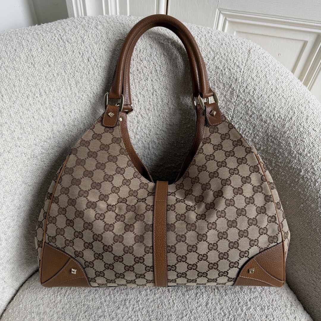Gucci GG Jackie Hobo Brown Shoulder Bag