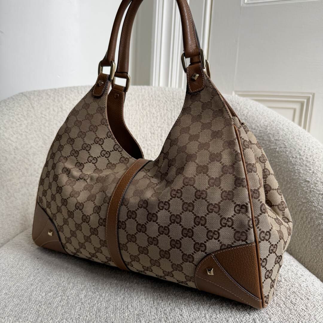 Gucci GG Jackie Hobo Brown Shoulder Bag