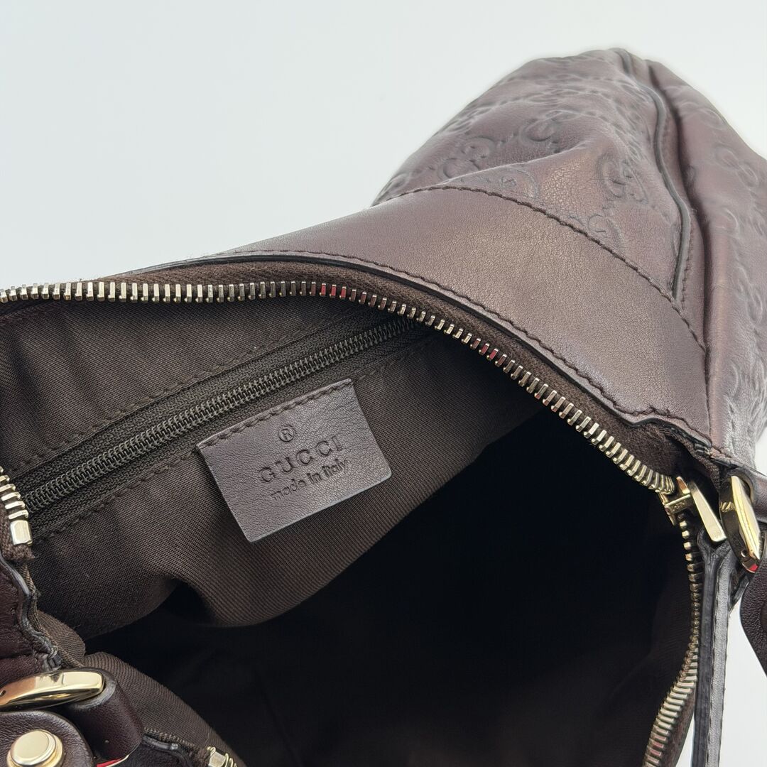 Gucci Guccissima Abbey Brown Shoulder Bag