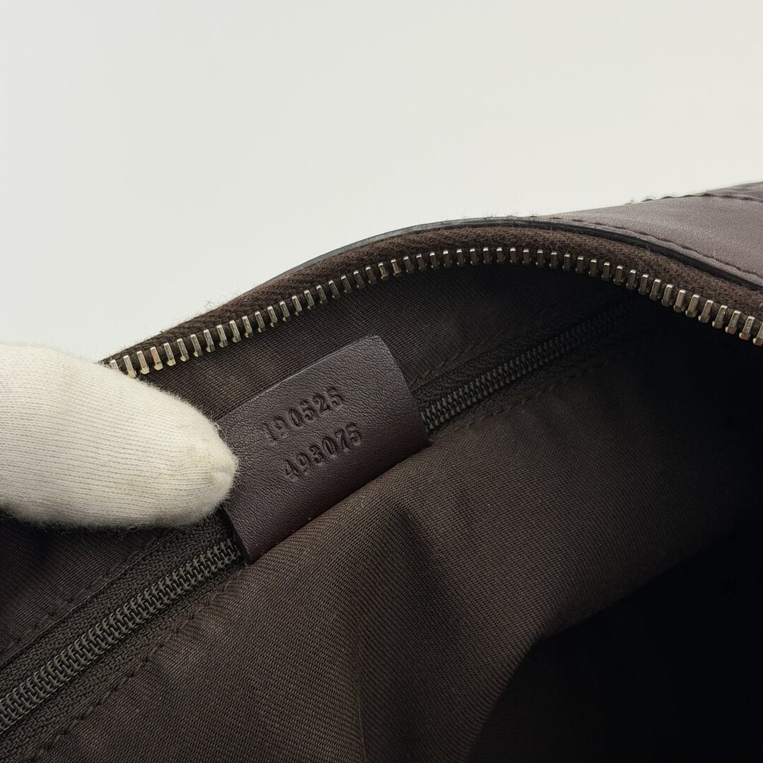Gucci Guccissima Abbey Brown Shoulder Bag