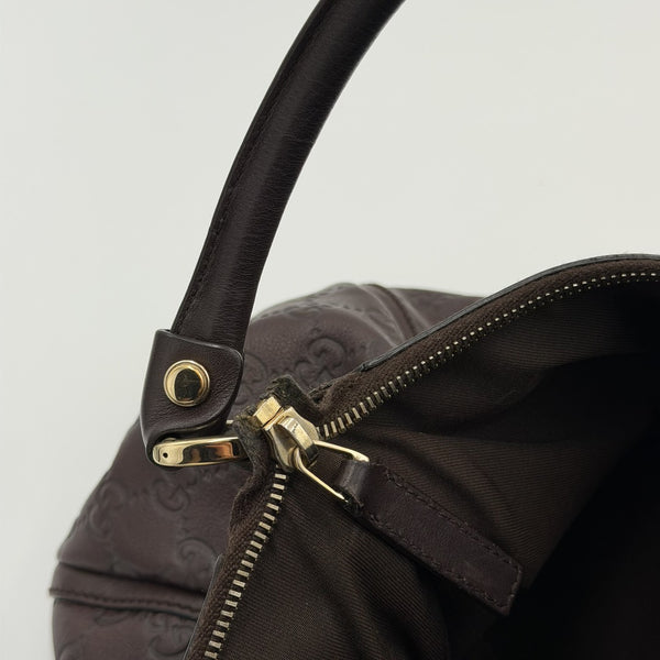 Gucci Guccissima Abbey Brown Shoulder Bag