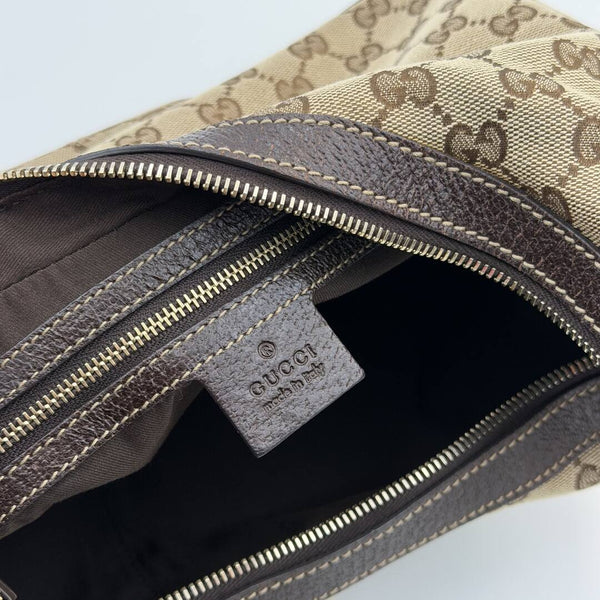 Gucci GG Canvas Brown Shoulder Bag