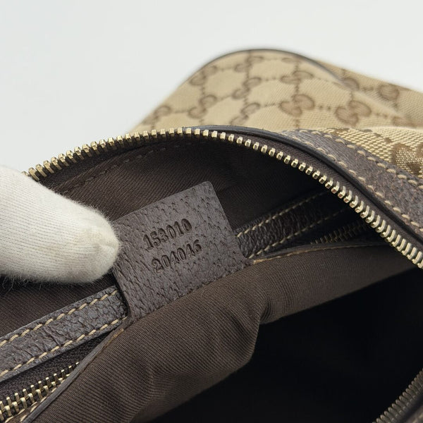 Gucci GG Canvas Brown Shoulder Bag