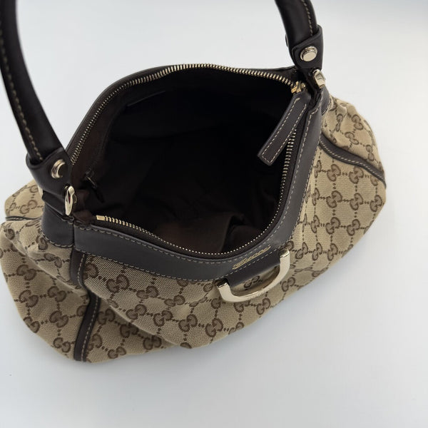 Gucci GG Canvas Abbey Brown Shoulder Bag