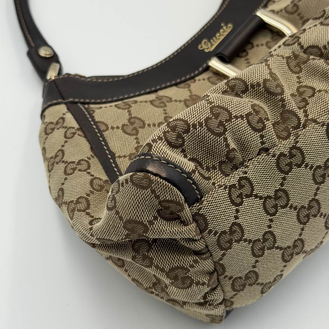 Gucci GG Canvas Abbey Brown Shoulder Bag