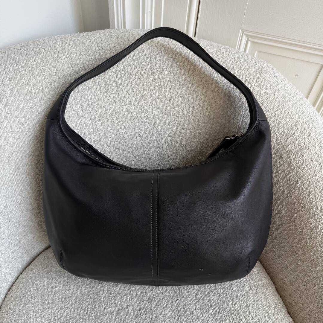 Coach Ergo Hobo Leather Black XL Shoulder Bag