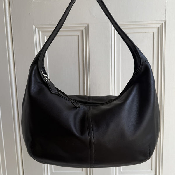 Coach Ergo Hobo Leather Black XL Shoulder Bag