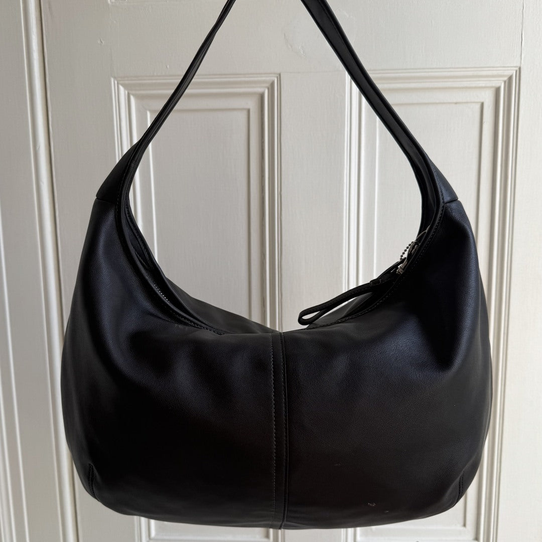 Coach Ergo Hobo Leather Black XL Shoulder Bag