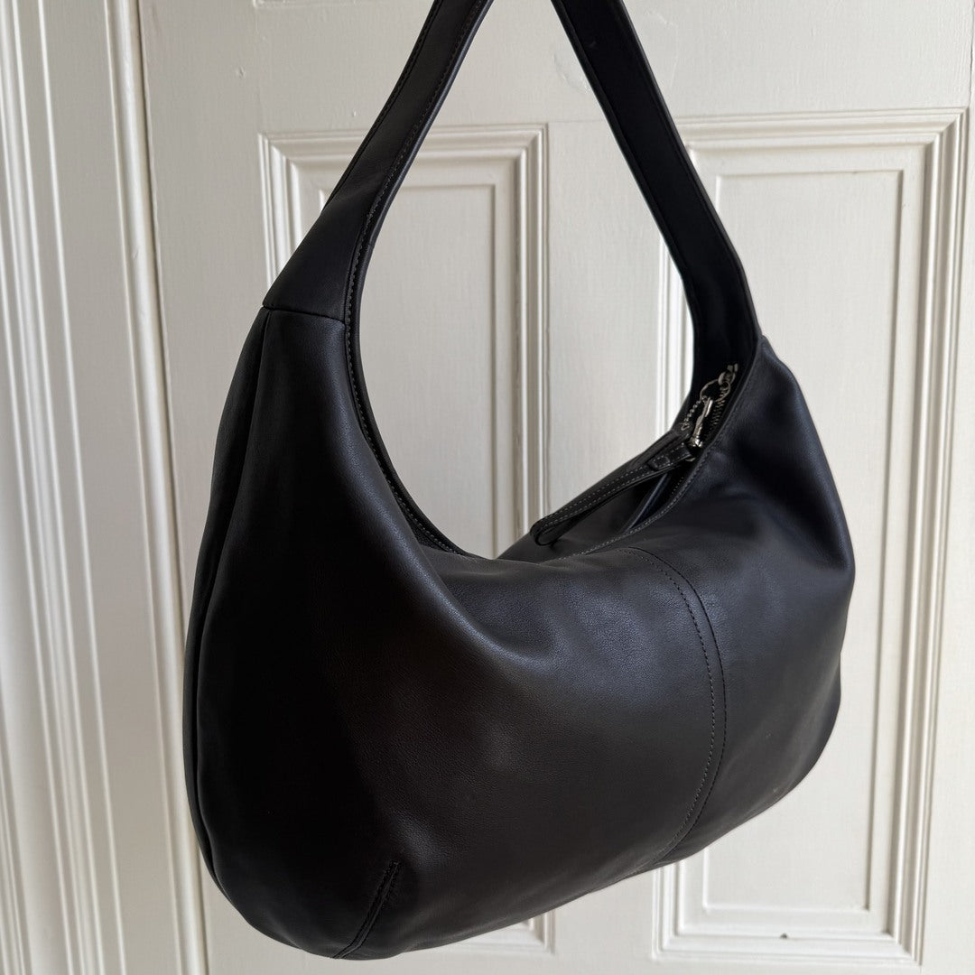 Coach Ergo Hobo Leather Black XL Shoulder Bag