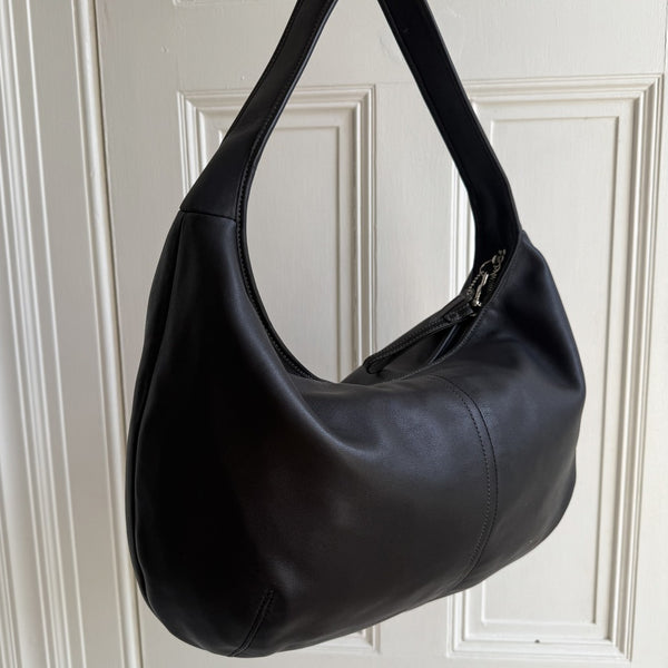 Coach Ergo Hobo Leather Black XL Shoulder Bag