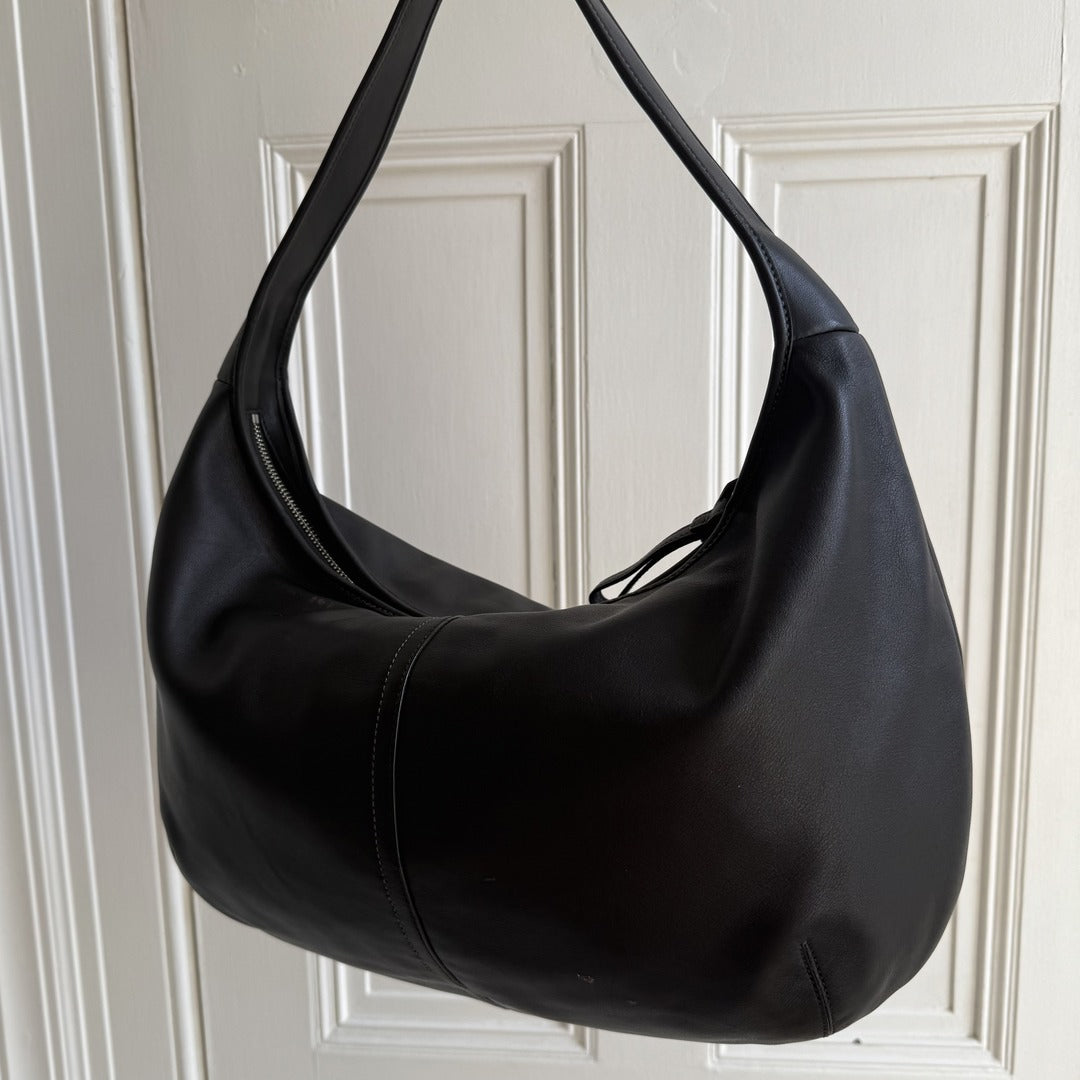 Coach Ergo Hobo Leather Black XL Shoulder Bag