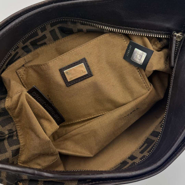 Fendi Zucca Canvas Chef Brown Tote Bag