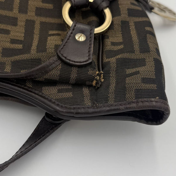 Fendi Zucca Canvas Chef Brown Tote Bag