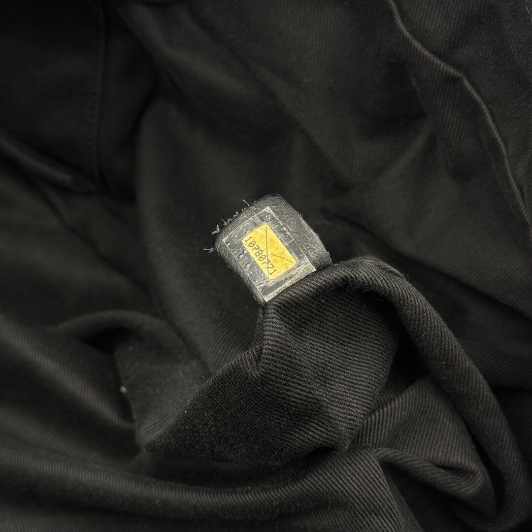 2005 Chanel CC Wild Stitch Black Leather Shoulder Bag