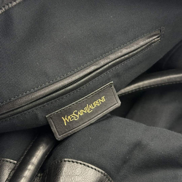 Yves Saint Laurent Roady Hobo Leather Black Shoulder Bag