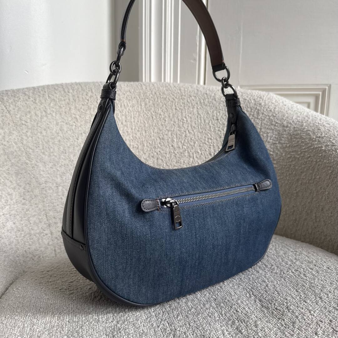 Coach Teri Denim Blue Shoulder Bag
