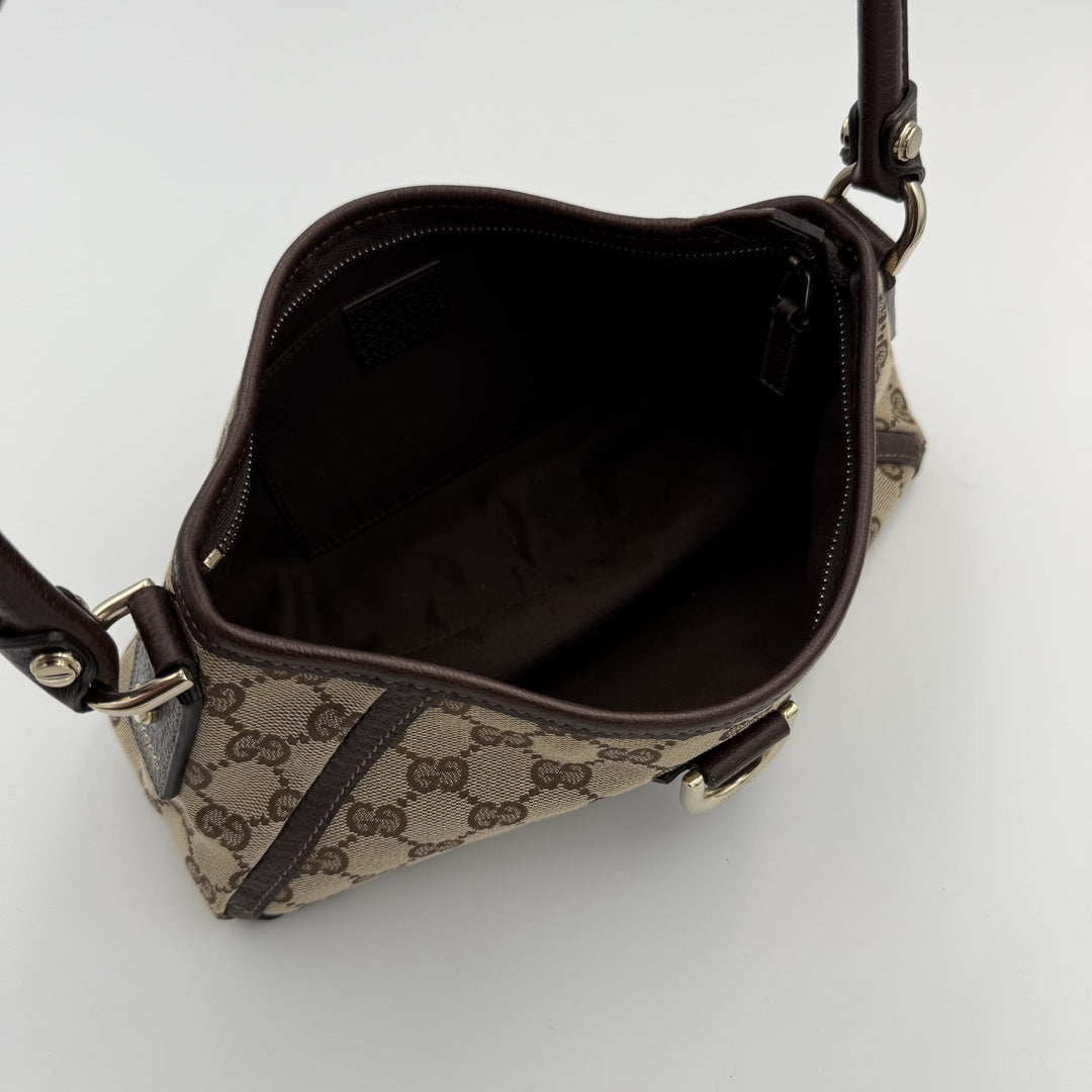 Gucci Mini Abbey D Ring Brown Shoulder Bag
