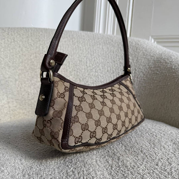 Gucci Mini Abbey D Ring Brown Shoulder Bag