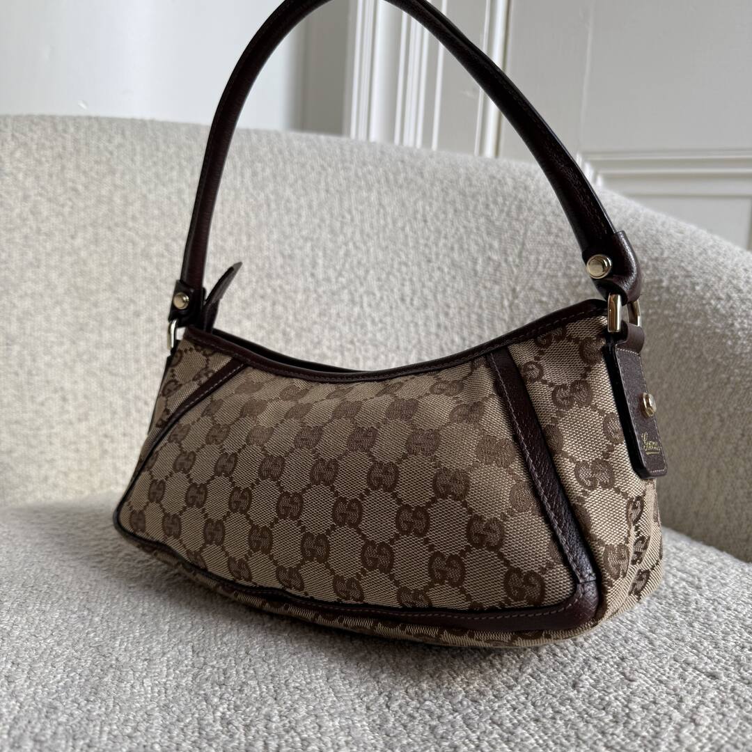 Gucci Mini Abbey D Ring Brown Shoulder Bag