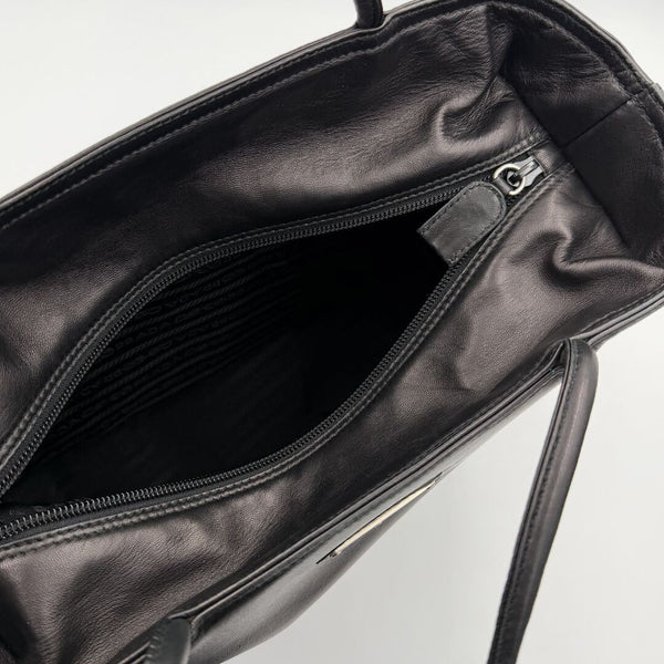 Prada Nappa Leather Black Tote Bag