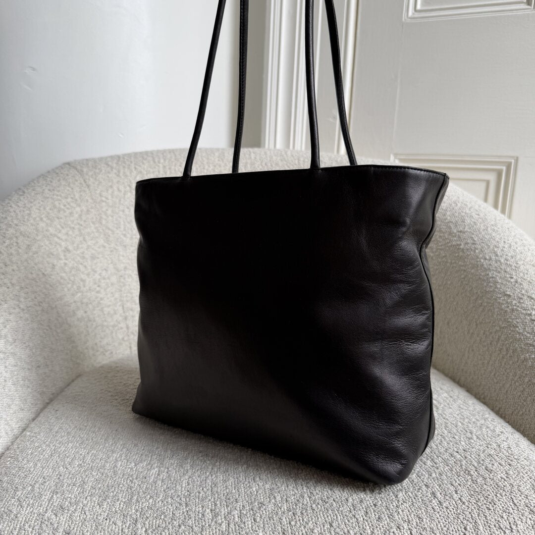 Prada Nappa Leather Black Tote Bag