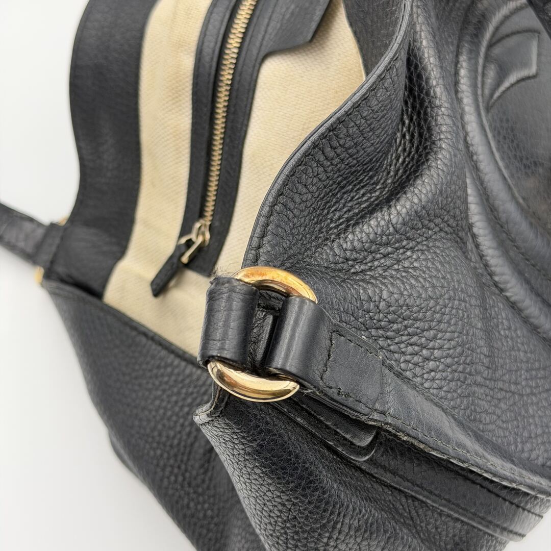 Gucci Soho Leather Black Tote Bag