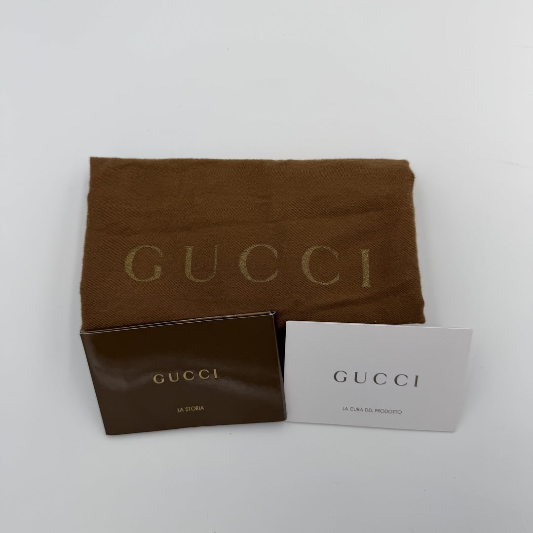 Gucci GG Canvas Abbey Pink Shoulder Bag